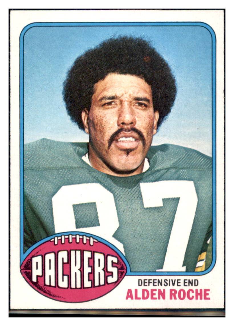 1976 Topps Alden Roche Green Bay Packers Football Card VFBMC simple Xclusive Collectibles