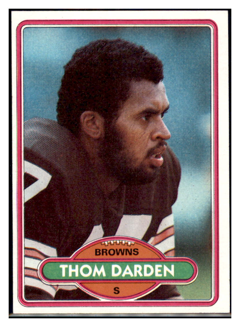 1980 Topps Thom Darden  Cleveland Browns  Football Card VFBMC simple Xclusive Collectibles