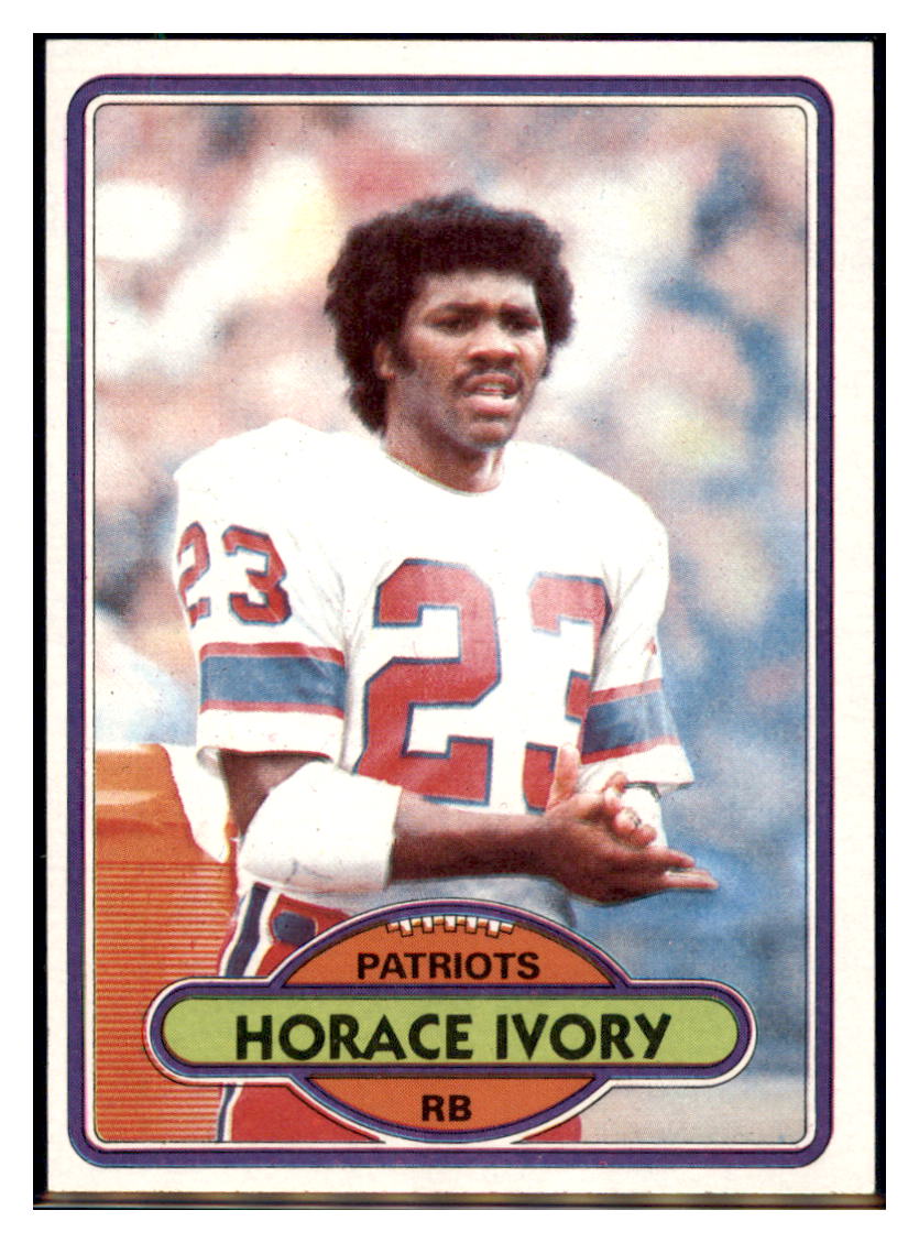 1980 Topps Horace Ivory New England Patriots Football Card VFBMC simple Xclusive Collectibles