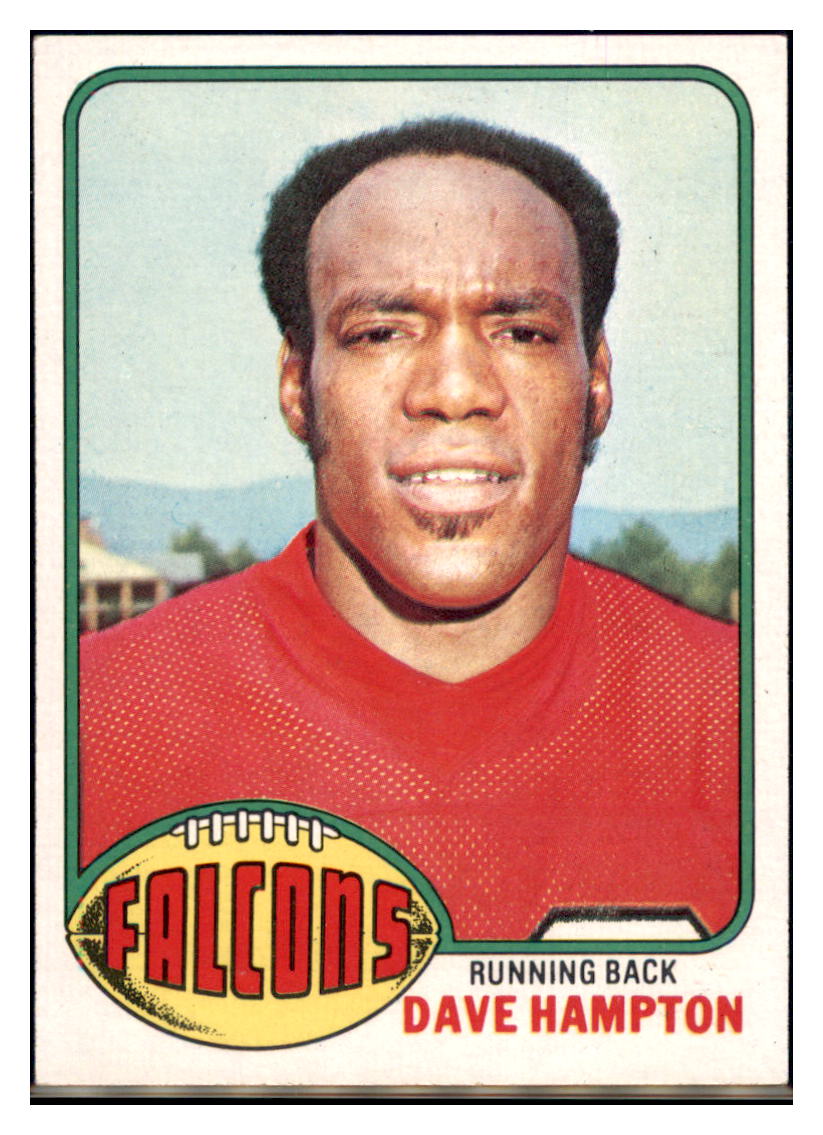 1976 Topps Dave Hampton Atlanta Falcons Football Card - NFL