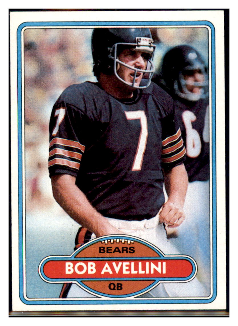 1980 Topps Bob Avellini Chicago Bears Football Card VFBMC simple Xclusive Collectibles