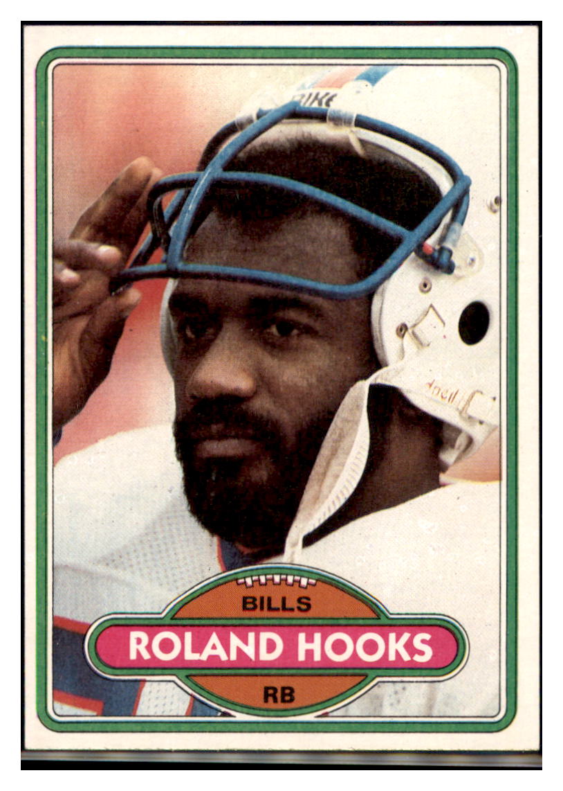 1980 Topps Roland Hooks  Buffalo Bills  Football Card VFBMC simple Xclusive Collectibles