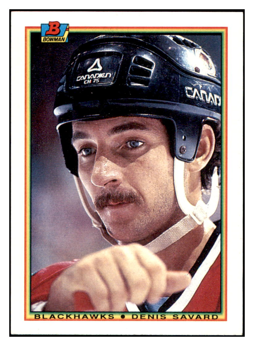 1990 Bowman Denis
Savard Chicago Blackhawks Hockey Card
VFBMD simple Xclusive Collectibles