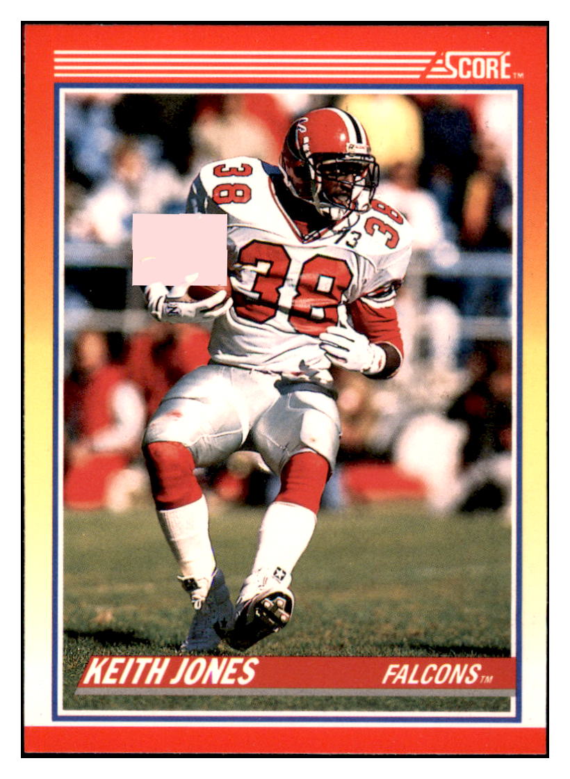 1990 Score Keith Jones Atlanta Falcons Football Card VFBMD simple Xclusive Collectibles