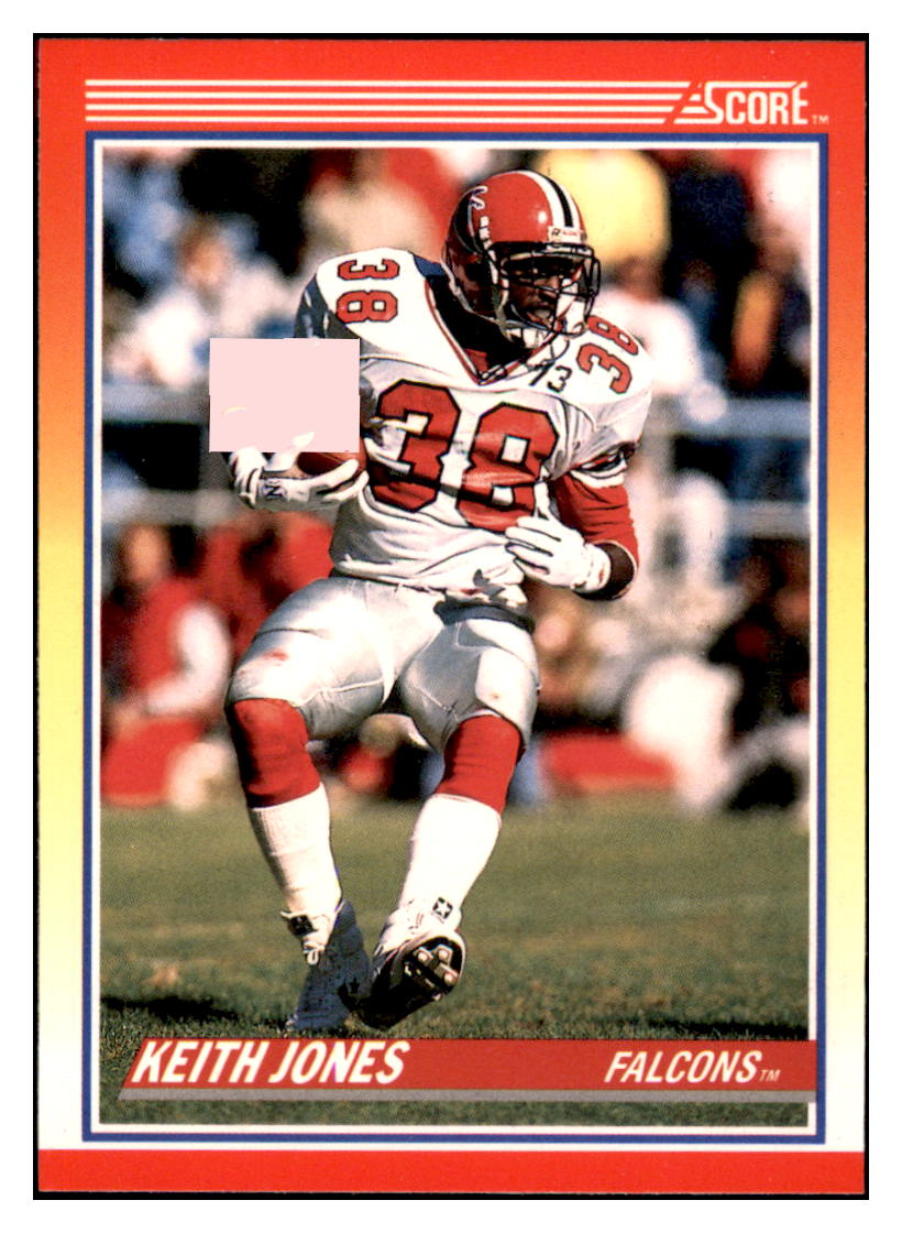 1990 Score Keith Jones Atlanta Falcons Football Card VFBMD