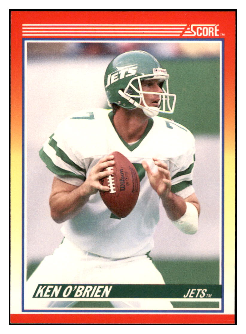 1990 Score Ken O'Brien New York Jets Football Card VFBMD simple Xclusive Collectibles