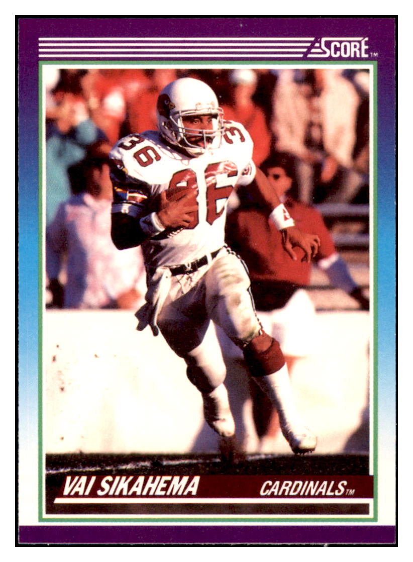 1990 Action Packed Vai
Sikahema Phoenix Cardinals Football
Card VFBMD simple Xclusive Collectibles