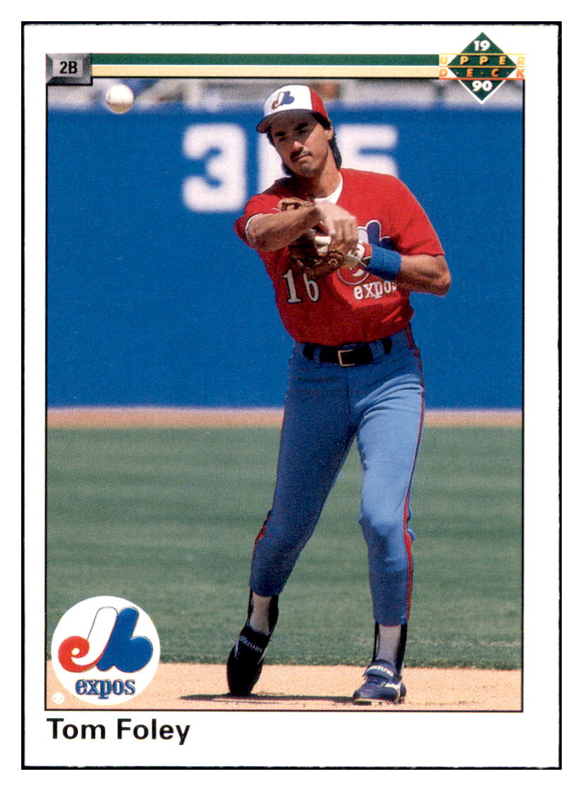 1990 Upper Deck Tom
Foley Montreal Expos Baseball Card
VFBMD simple Xclusive Collectibles