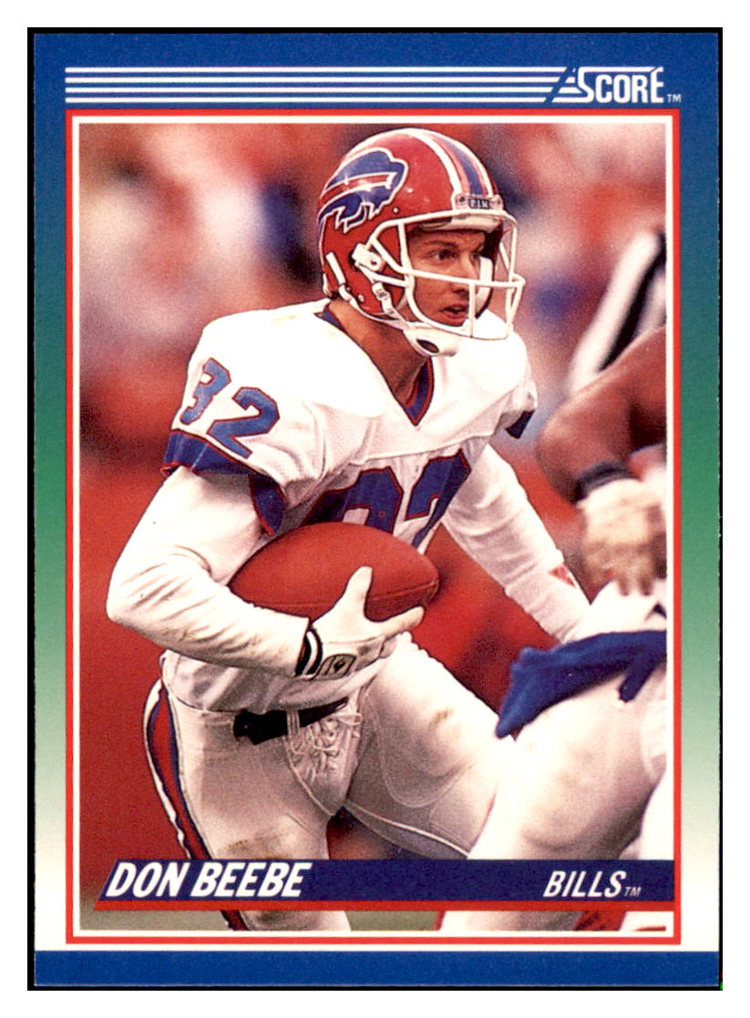 1990 Score Don Beebe Buffalo Bills Football Card VFBMD simple Xclusive Collectibles