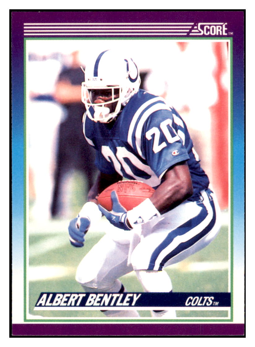 1990 Score Albert
  Bentley   Indianapolis Colts Football
  Card VFBMD_1a simple Xclusive Collectibles