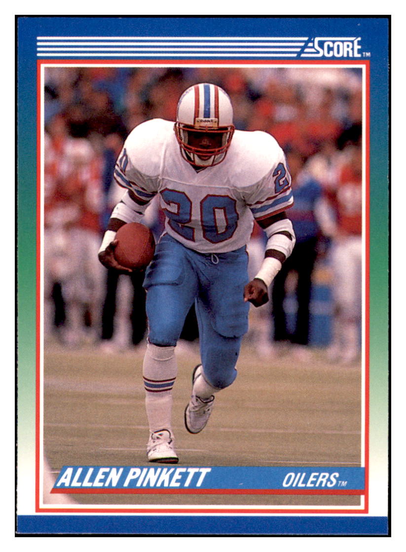 1990 Score Allen
Pinkett Houston Oilers Football Card
VFBMD simple Xclusive Collectibles