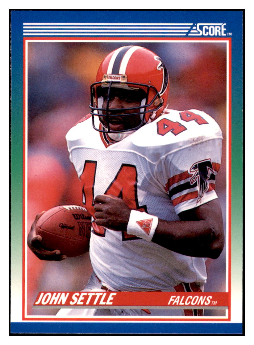 1990 Score John Settle Atlanta Falcons Football Card VFBMD simple Xclusive Collectibles