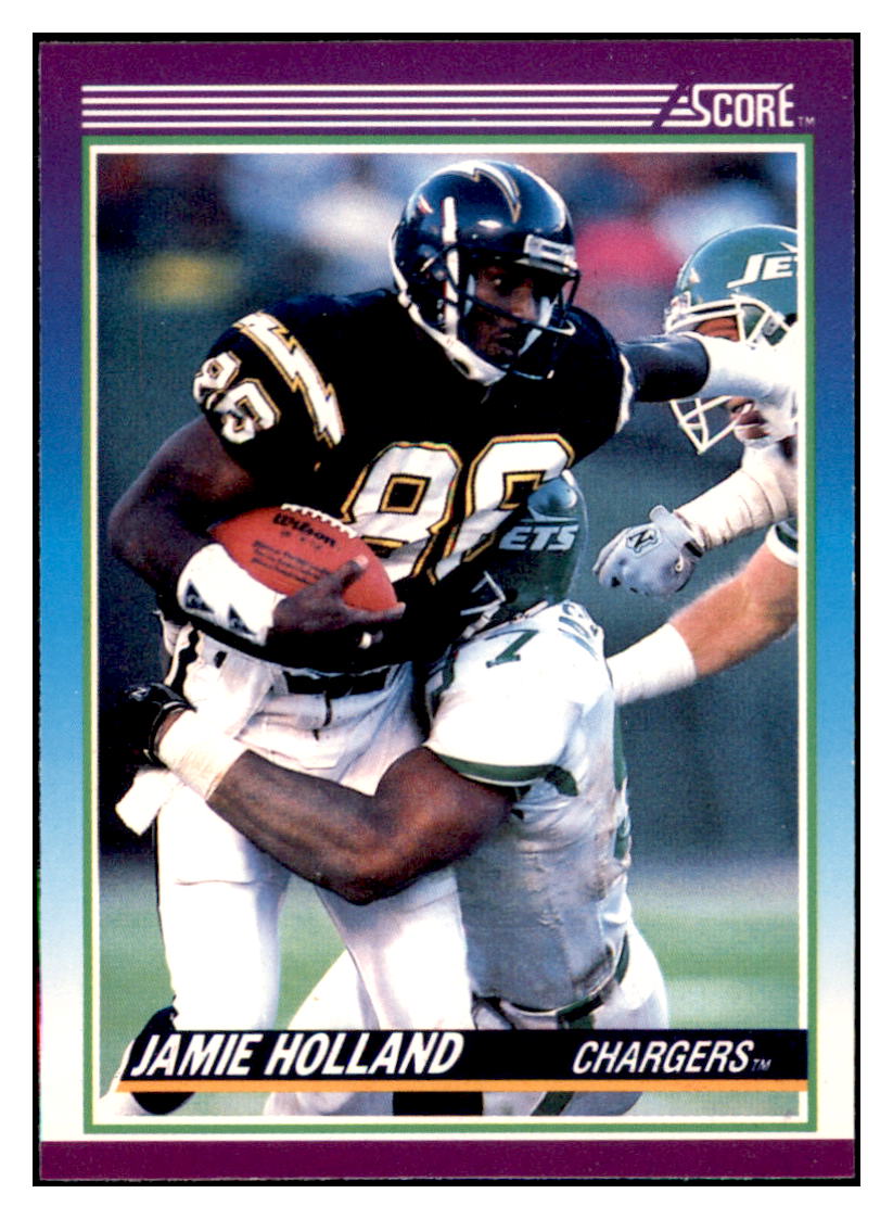 1990 Score Jamie
Holland San Diego Chargers Football
Card VFBMD_1a simple Xclusive Collectibles