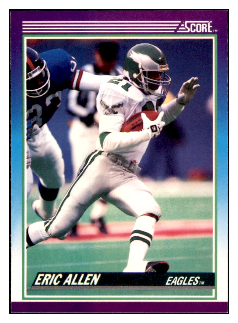 1990 Score 100 Hottest Eric
Allen Philadelphia Eagles Football
Card VFBMD simple Xclusive Collectibles