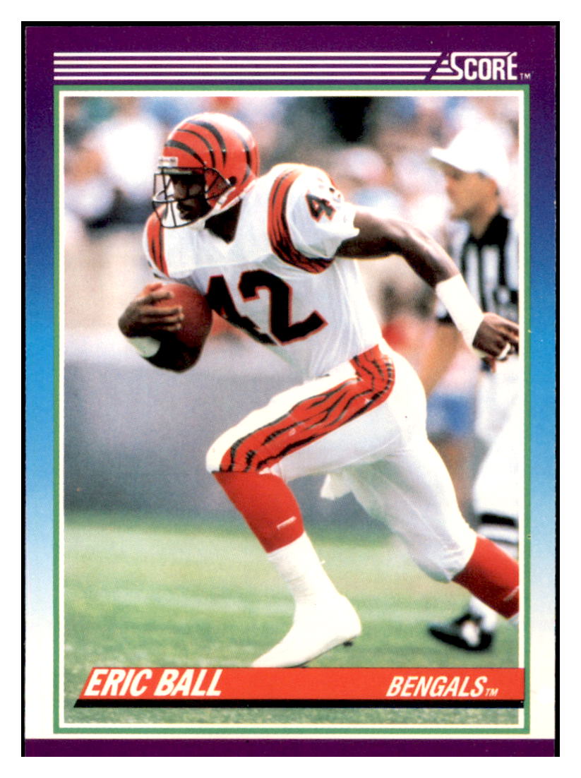 1990 Score Eric Ball   Cincinnati Bengals Football Card VFBMD_1a simple Xclusive Collectibles   