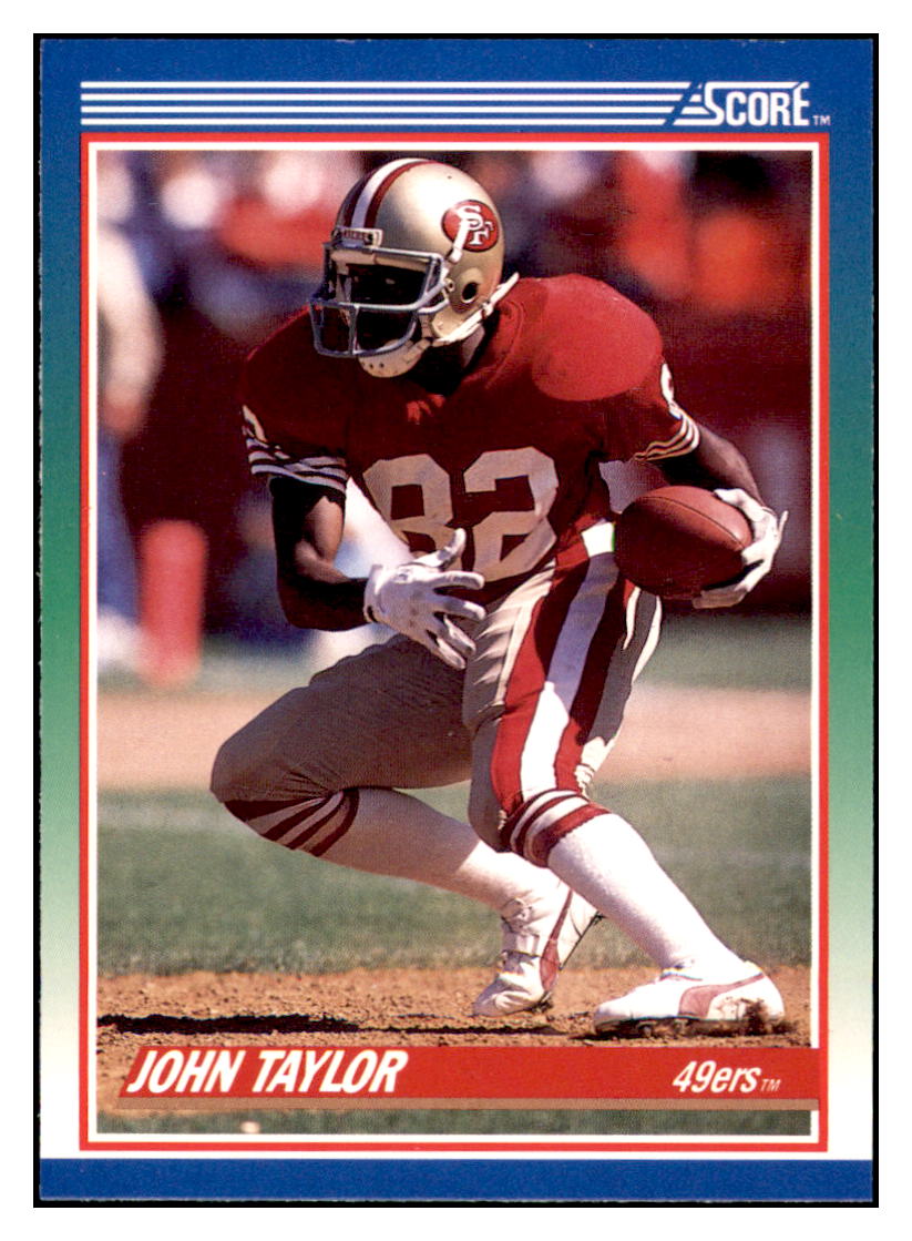 1990 Score John Taylor San Francisco 49ers Football Card VFBMD simple Xclusive Collectibles