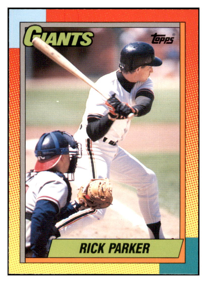 1990 Topps Traded Rick Parker RC San Francisco Giants Baseball Card VFBMD