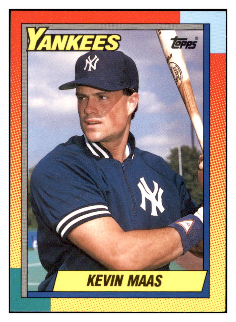 1990 Topps Traded Kevin
Maas RC New York Yankees Baseball
Card VFBMD simple Xclusive Collectibles