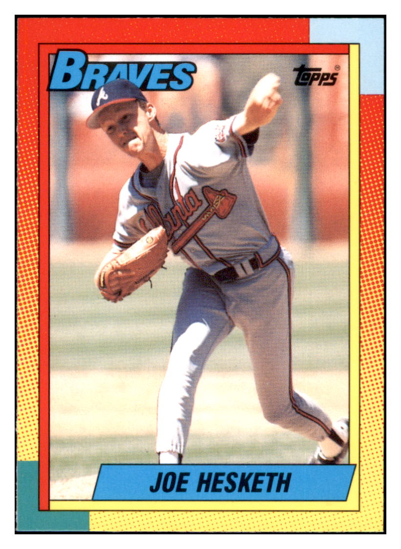 1990 Topps Traded Joe
  Hesketh   Atlanta Braves Baseball Card
  VFBMD simple Xclusive Collectibles