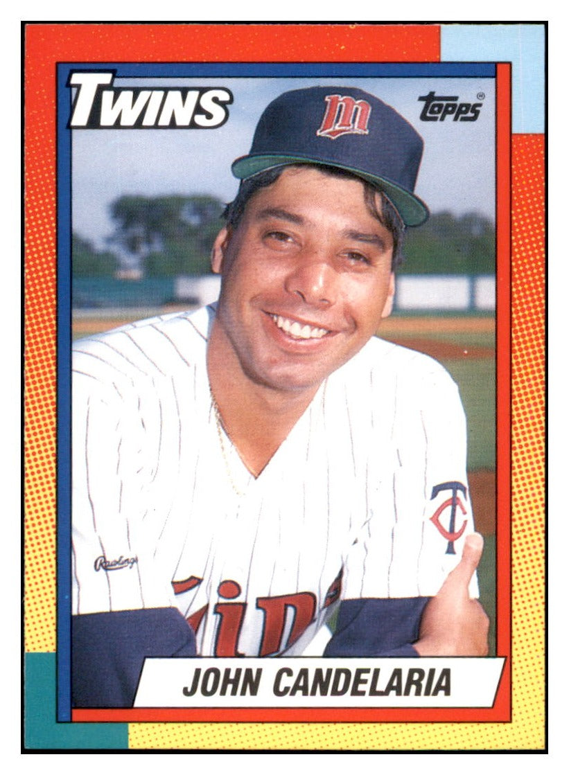 1990 Topps Traded John
  Candelaria   Minnesota Twins Baseball
  Card VFBMD simple Xclusive Collectibles