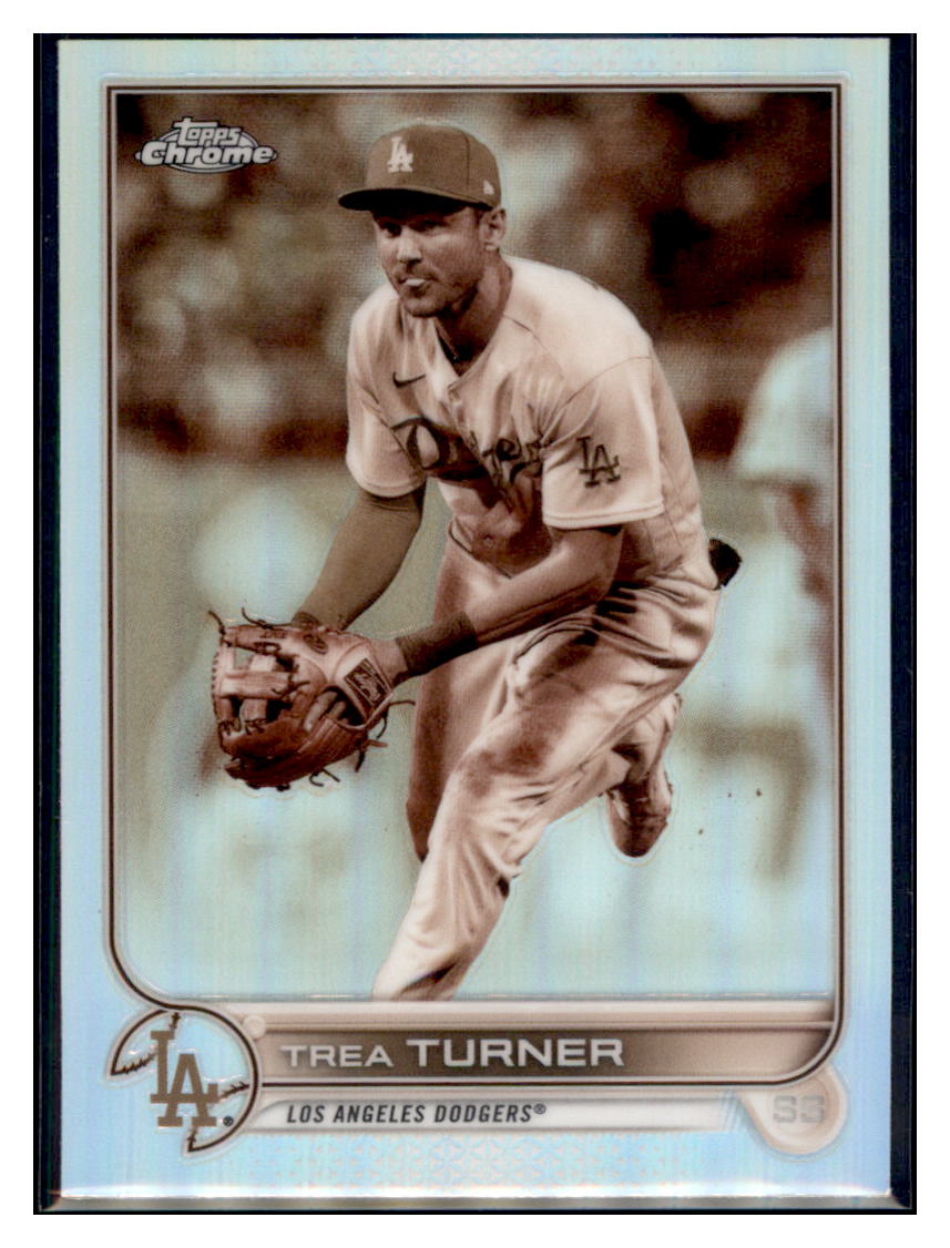 2022 Topps Trea Turner Los
Angeles Dodgers Baseball Card LSLB2 simple Xclusive Collectibles