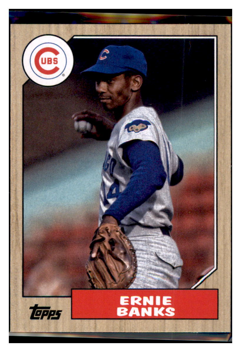 2021 Topps Update Ernie
  Banks Chicago Cubs  SN150 Baseball Card
  LSLB2 simple Xclusive Collectibles   