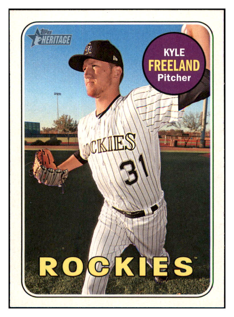 2018 Topps Heritage Bradley
  Zimmer / Christian Vazquez / Kyle Freeland / Manny Machado VAR 1969 Topps
  Bazooka Ad Panel  Cleveland Indians /
  Boston Red Sox / Colorado Rockies / Baltimore Orioles Baseball Card TMH1A simple Xclusive Collectibles