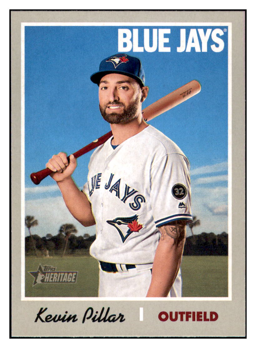 2019 Topps Heritage Kevin
Pillar Toronto Blue Jays Baseball
Card TMH1A simple Xclusive Collectibles