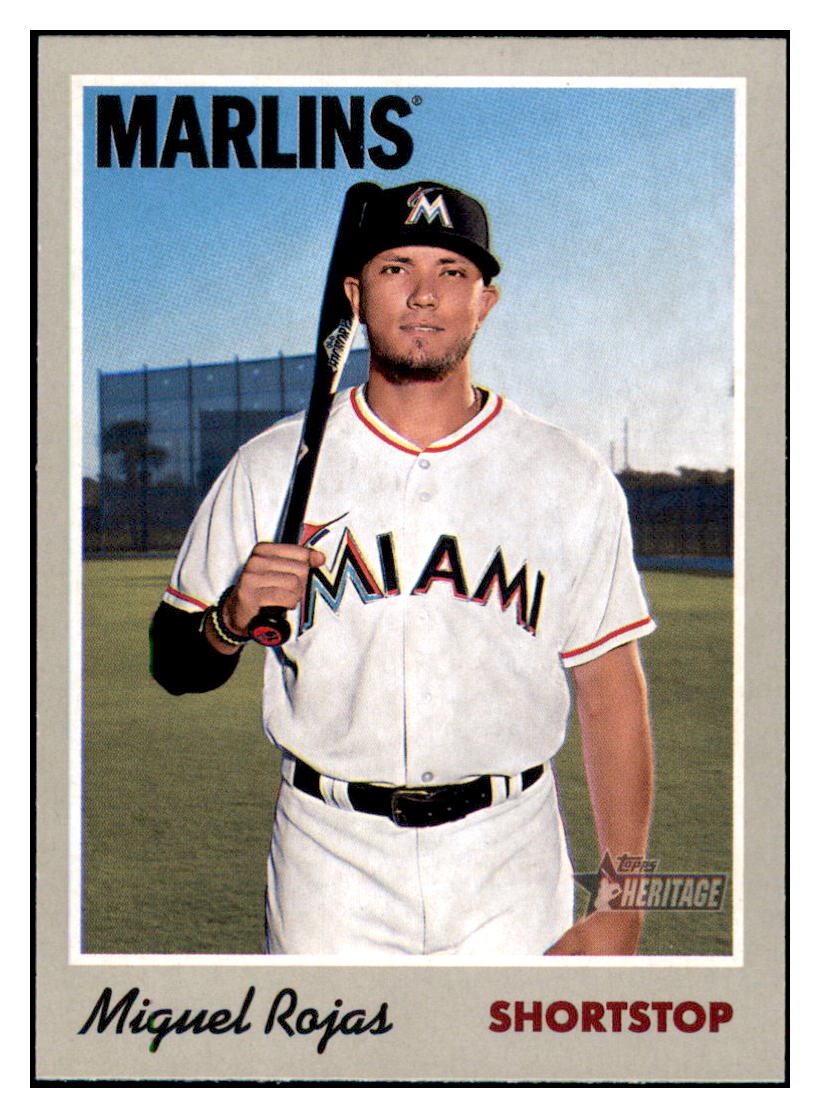 2019 Topps Heritage Miguel
Rojas Miami Marlins Baseball Card
TMH1A simple Xclusive Collectibles