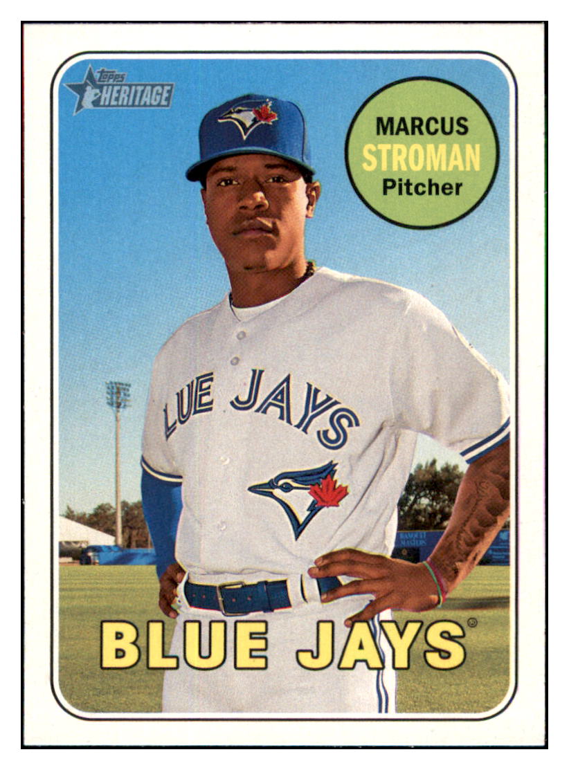 2018 Topps Heritage Marcus
Stroman Toronto Blue Jays Baseball
Card TMH1A simple Xclusive Collectibles