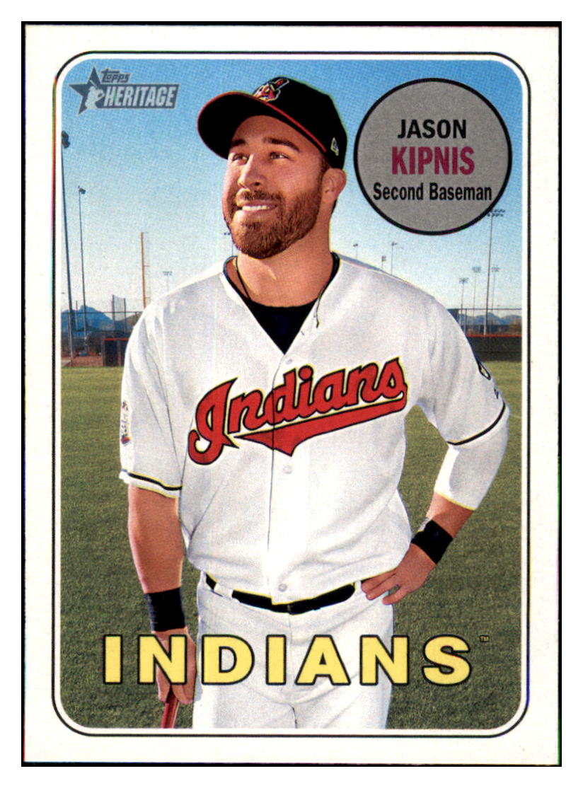 2018 Topps Heritage Jason
Kipnis Cleveland Indians Baseball
Card TMH1A simple Xclusive Collectibles