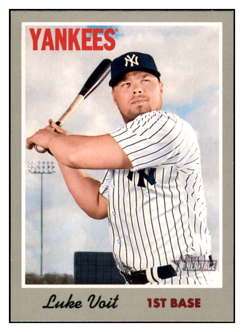 2019 Topps Heritage Luke
Voit New York Yankees Baseball Card
TMH1A simple Xclusive Collectibles