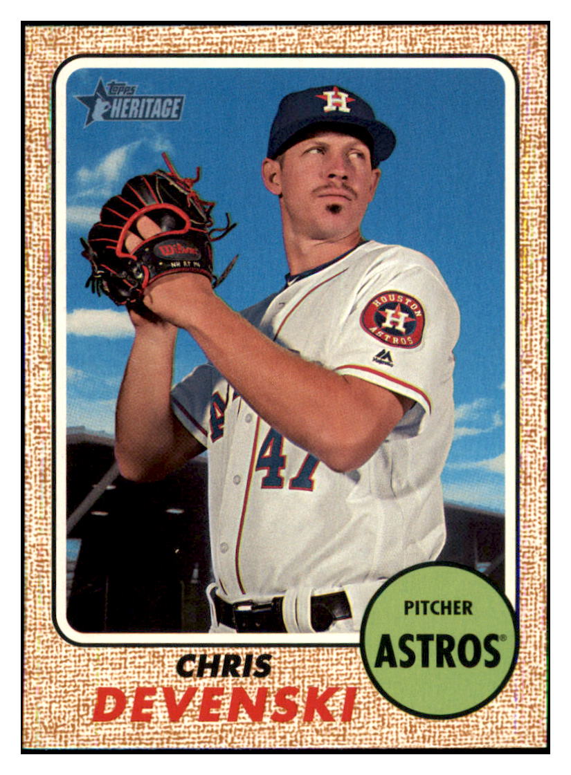 2017 Topps Heritage Chris
Devenski Houston Astros Baseball Card
TMH1A simple Xclusive Collectibles