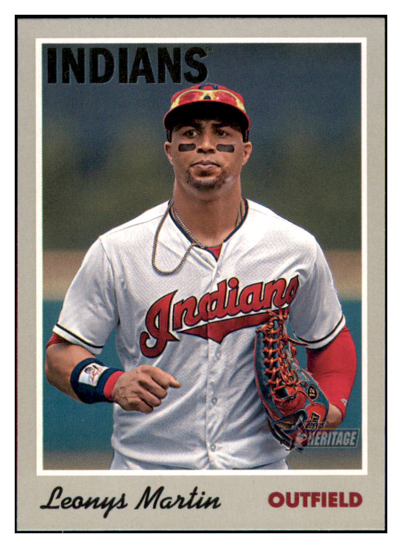 2019 Topps Heritage Leonys
  Martin   Cleveland Indians Baseball
  Card TMH1A simple Xclusive Collectibles   