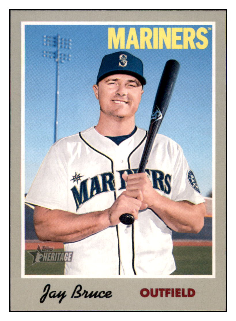 2019 Topps Heritage Jay
Bruce Seattle Mariners Baseball Card
TMH1A simple Xclusive Collectibles
