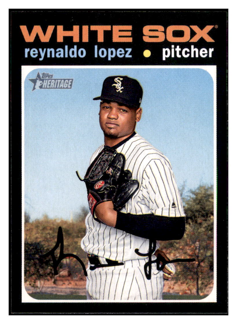 2020 Topps Heritage Reynaldo
Lopez Chicago White Sox Baseball Card
TMH1A simple Xclusive Collectibles