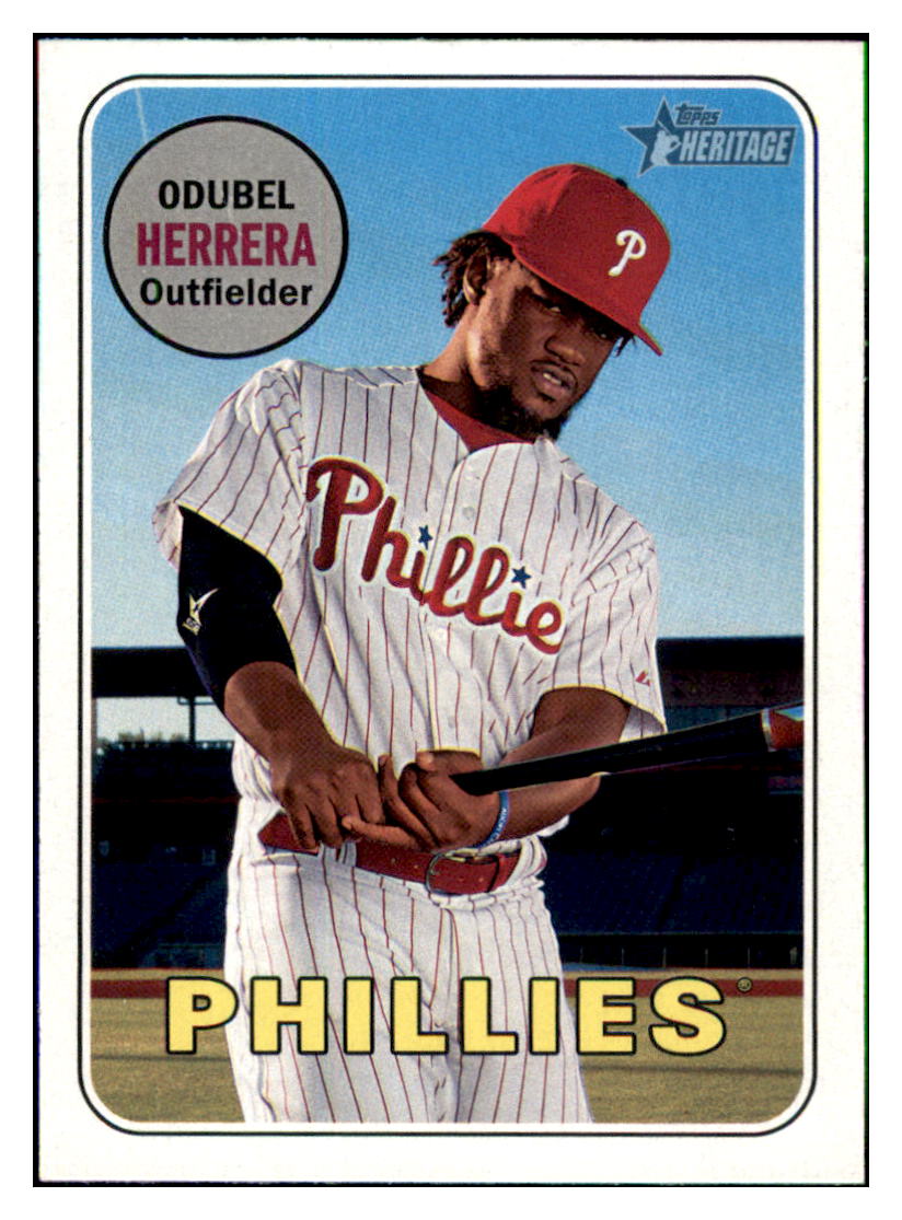 2018 Topps Heritage Odubel
Herrera Philadelphia Phillies
Baseball Card TMH1A simple Xclusive Collectibles
