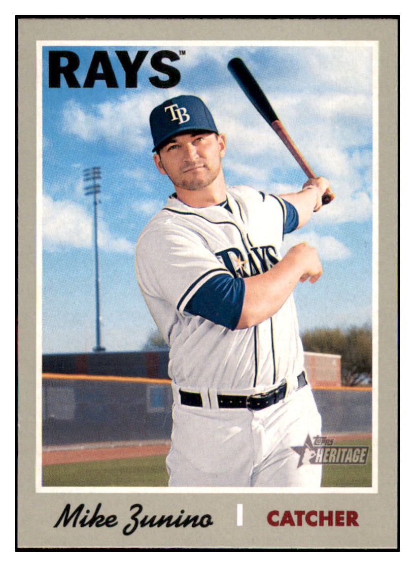 2019 Topps Heritage Mike
Zunino Tampa Bay Rays Baseball Card
TMH1A simple Xclusive Collectibles
