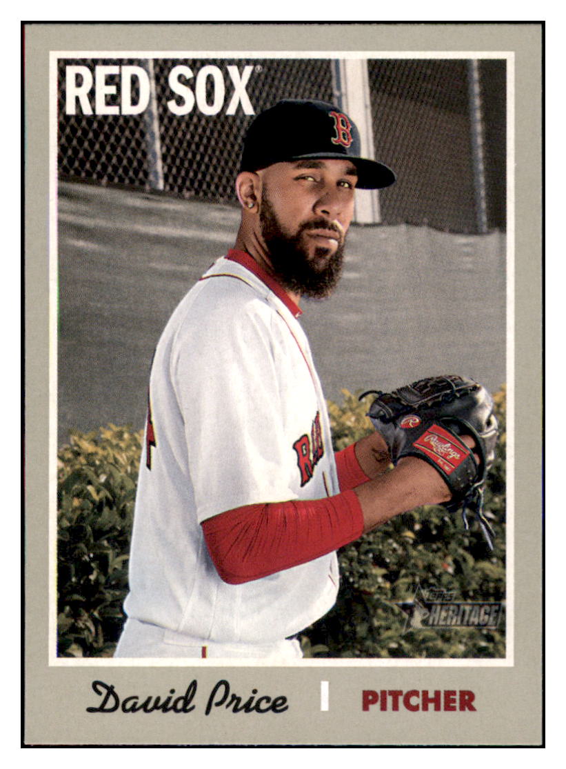 2019 Topps Heritage David
Price Boston Red Sox Baseball Card
TMH1A simple Xclusive Collectibles