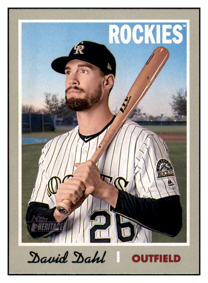 2019 Topps Heritage David
Dahl Colorado Rockies Baseball Card
TMH1A simple Xclusive Collectibles
