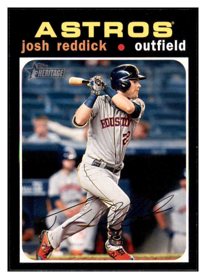 2020 Topps Heritage Josh
  Reddick White  PR50 Houston Astros
  Baseball Card TMH1A simple Xclusive Collectibles   