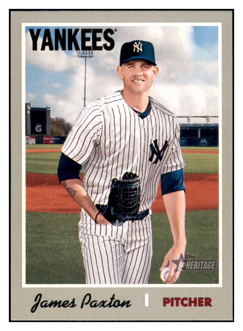 2019 Topps Heritage James
Paxton New York Yankees Baseball Card
TMH1A simple Xclusive Collectibles