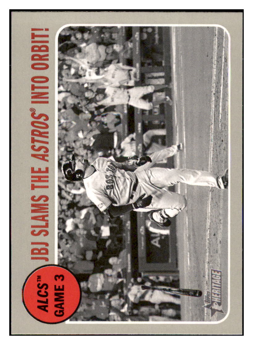 2019 Topps Heritage JBJ Slams
the Astros into Orbit! PH Boston Red
Sox Baseball Card TMH1A simple Xclusive Collectibles