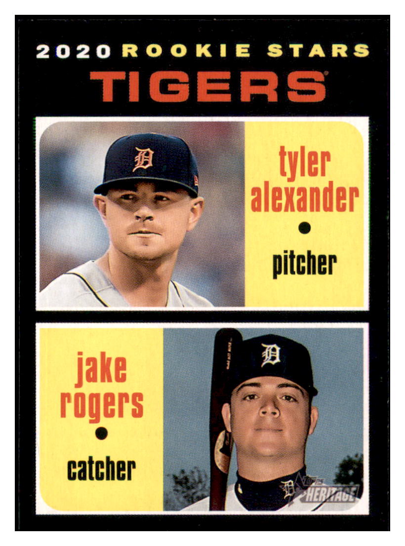 2020 Topps Heritage T.J. Zeuch
/ Jordan Romano RS, RC Toronto Blue
Jays Baseball Card TMH1A simple Xclusive Collectibles