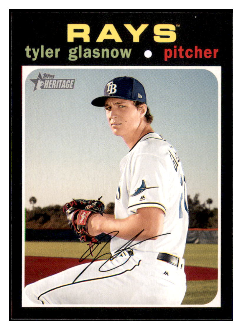 2020 Topps Heritage Tyler
Glasnow Tampa Bay Rays Baseball Card
TMH1A simple Xclusive Collectibles