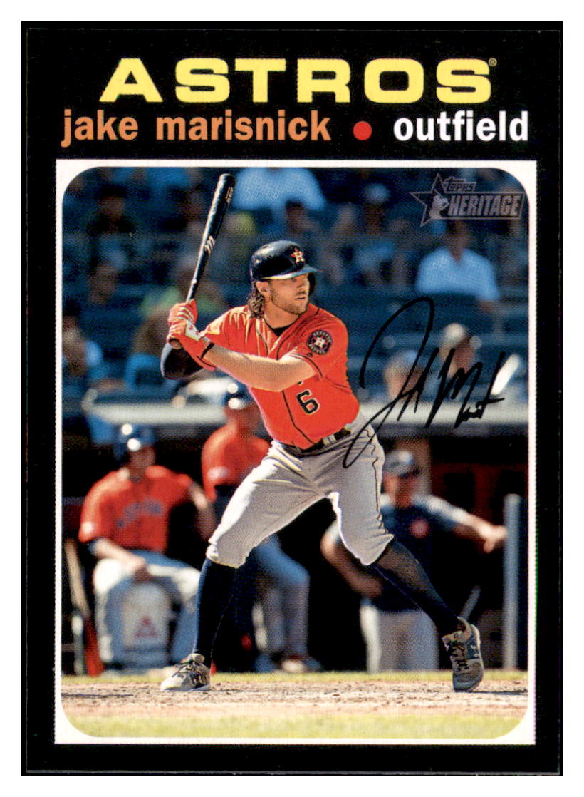 2020 Topps Heritage Jake
Marisnick Houston Astros Baseball
Card TMH1A simple Xclusive Collectibles