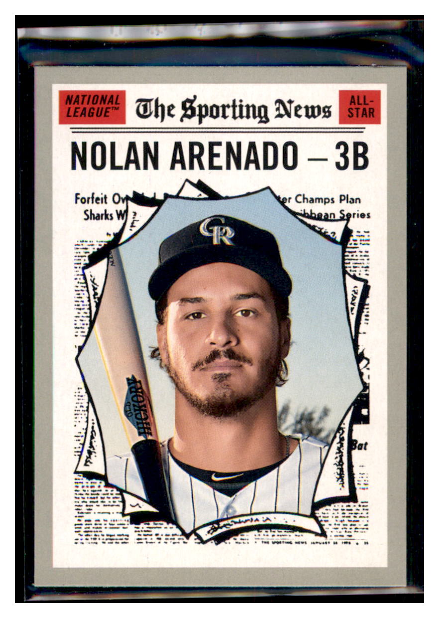 2019 Topps Heritage Nolan Arenado    Colorado Rockies #365 Baseball card PSA
  ALL TMH1C simple Xclusive Collectibles