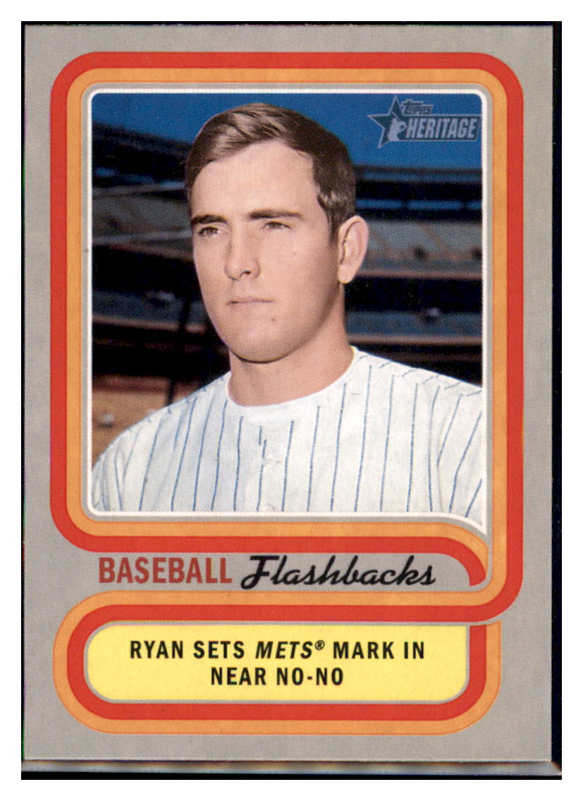 2019 Topps Heritage Nolan Ryan    New York Mets #BF-NR Baseball card   TMH1C simple Xclusive Collectibles   