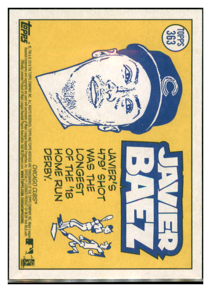 2019 Topps Heritage Javier Baez Chicago Cubs #363 Baseball card PSA
LEAGUE TMH1C simple Xclusive Collectibles