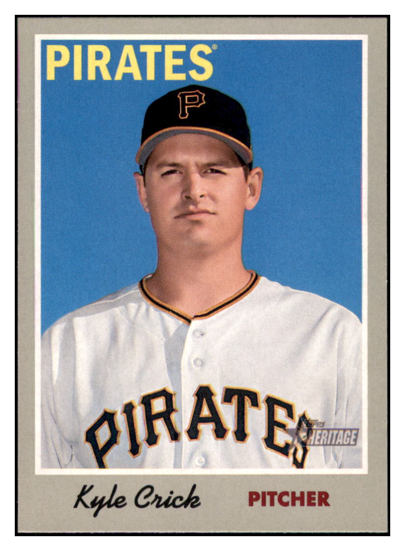 2019 Topps Heritage Kyle Crick    Pittsburgh Pirates #110 Baseball
  card   TMH1C simple Xclusive Collectibles